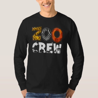 T-shirt Zoo Crew Animal Print For Zookeeper Kids Mens Wome