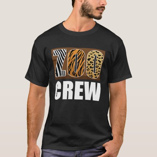 T-shirt Zoo Crew Animal Zookeeper (Devant)