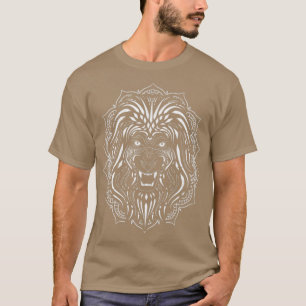 T-shirt Zoo de l'Amour d'Afrique Animale Mandala Lion