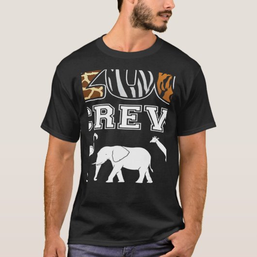 T-shirt Zoo de l'équipage Zoo garder Zoo gardien Zookeeper (Devant)