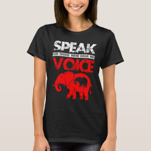 T-shirt Zoo d'éléphants voix Mammifères d'Afrique Anima