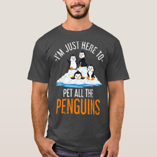 T-shirt Zoo Keeper Amoureux des animaux cadeau Penguin