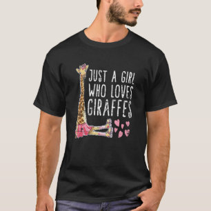 T-shirt Zoo Keeper Amoureux des animaux femme Gift Giraffe