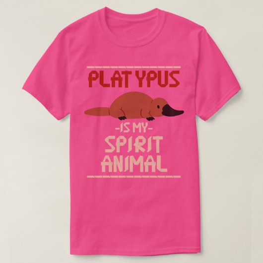 T-shirt Zoo Keeper Aussie Cadeau Platypus (Design devant)