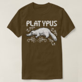 T-shirt Zoo Keeper Cadeau Australie Platypus (Design devant)