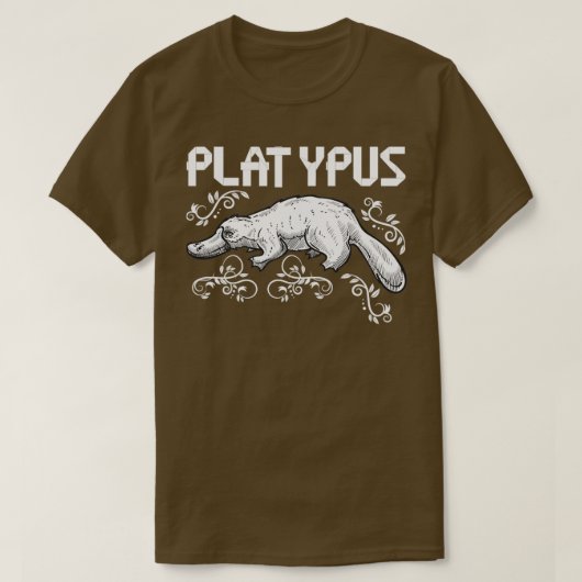 T-shirt Zoo Keeper Cadeau Australie Platypus (Design devant)
