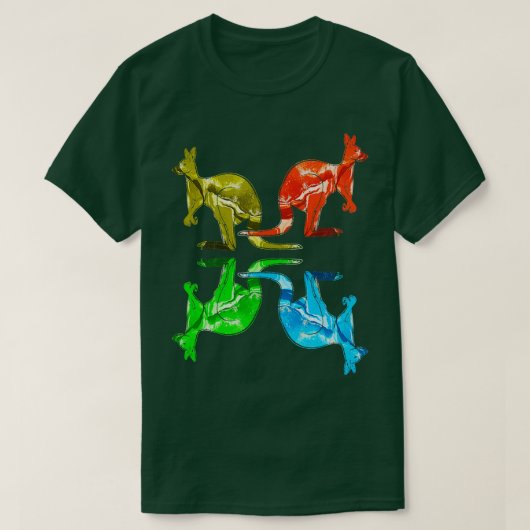 T-shirt Zoo Keeper Cadeau Enfants Animal Kangaroo (Design devant)