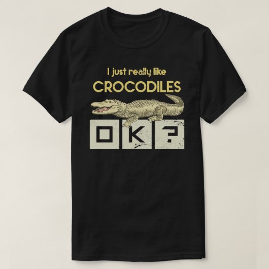 T-shirt Zoo Keeper Cadeau Reptiles africains Crocodile (Design devant)