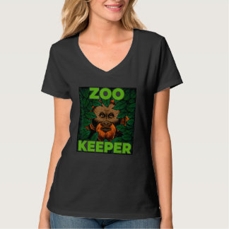 T-shirt Zoo Keeper Funny Jungle Monkey Animal Lover Men Wo