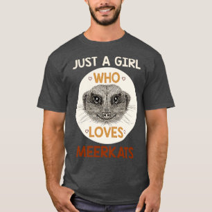 T-shirt Zoo Keeper Girl Afrique Safari drôle Meerkat