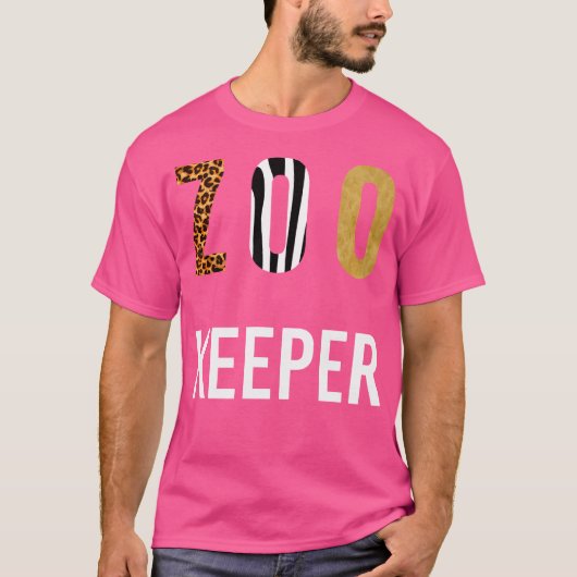 T-shirt Zoo Keeper Halloween (Devant)