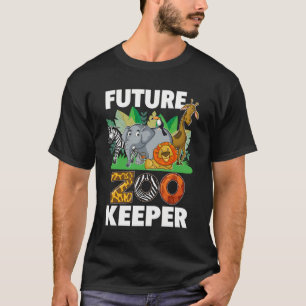 T-shirt Zoo Keeper Zoo Animaux Futur Zoo Keeper Africain A