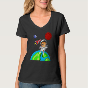 T-shirt Zoo tropical Animal Extérieur Rocket Astronaut S