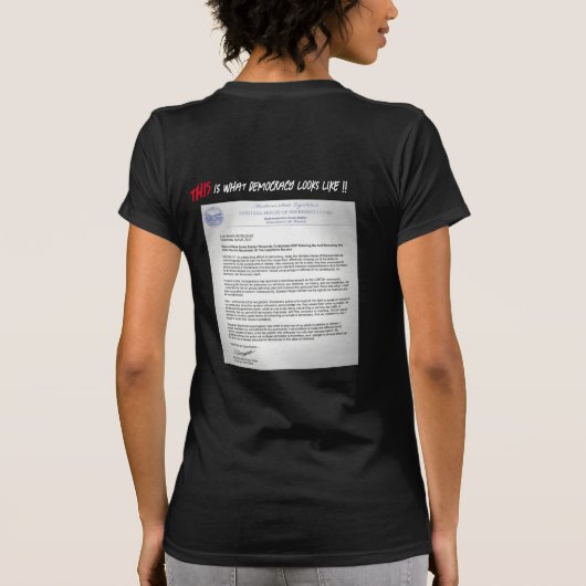 T-shirt Zooey Zephyr PARLE pour US (Dos)