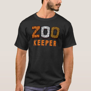T-shirt Zookeeper African Savanna Zebra Animal Wild Safari