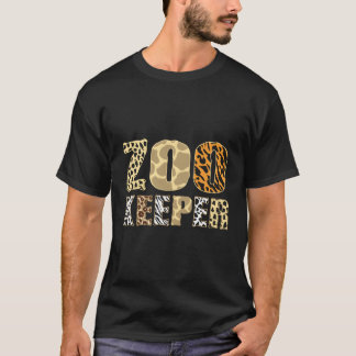 T-shirt Zookeeper Animaux africains Zebra Savanna Fan Leop