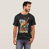 T-shirt Zookeeper Costume African Animals Savanna Zoo Keep (Devant entier)