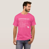 T-shirt Zookeeper Life Cotes Zookeeper Cool Zookeeper Lif (Devant entier)