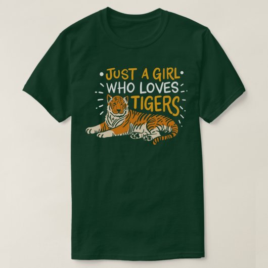 T-shirt Zookeeper Tiger Lover (Design devant)