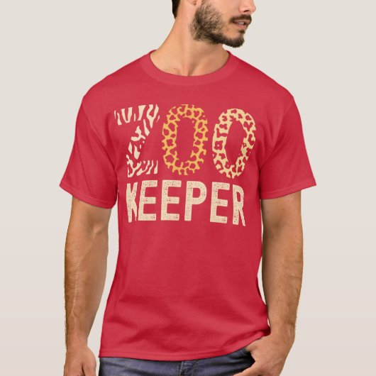 T-shirt Zookeeper Zoo Animals Safari Zoo Keeper - creative (Devant)