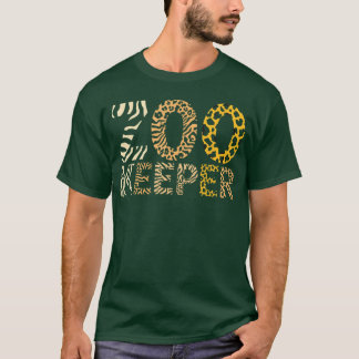 T-shirt Zookeeper Zoo Animals Safari Zoo Keeper - vintage