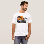T-shirt Zookeeper, Zoo Keeper (Devant entier)