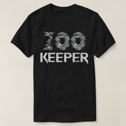 T-shirt Zookeeper Zoo Keeper African Savanna Safari Guide (Design devant)