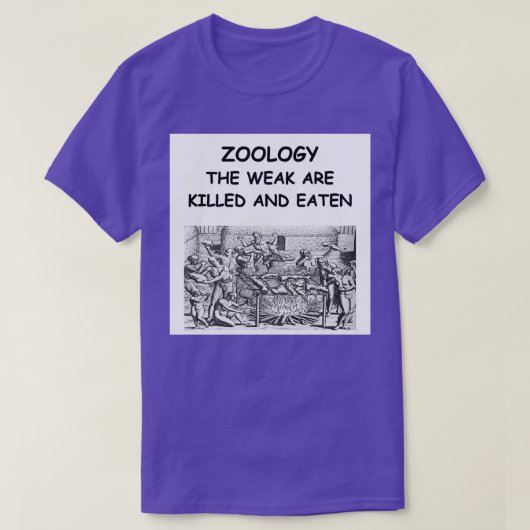 T-shirt Zoologie Plaisanterie 1 (Design devant)