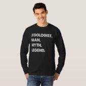 T-shirt Zoologist Man Myth Legend (Devant entier)