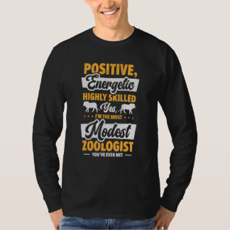 T-shirt Zoologist Zookeeping Wildlife Zoology Zoo Employee