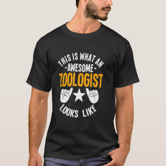 T-shirt Zoologiste Awesome Scientifique Biologiste Amoureu