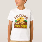T-shirt Zoologiste de l'avenir Zoo Animaux Biologiste de l (Devant)