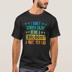 T-shirt Zoologiste Entretien des zoos Faune Zoologie Emplo