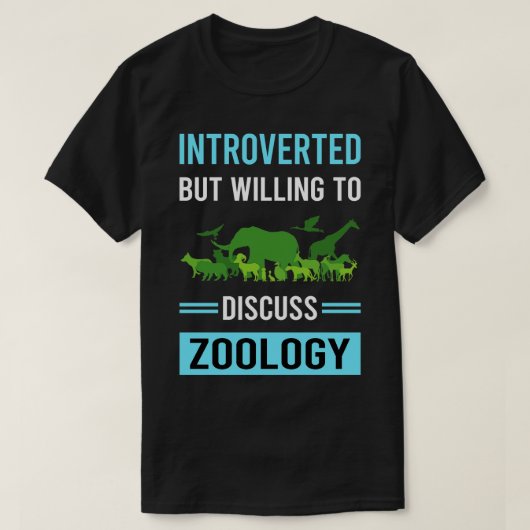 T-shirt Zoologiste introduit (Design devant)