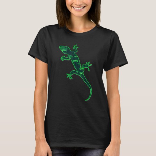 T-shirt Zoologiste Lizard Gecko Animal (Devant)