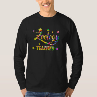 T-shirt Zoology Teacher Tie Dye Back To School Appreciatio