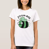 T-shirt Zoom-bee Drôle Halloween Zombie Bee Pun (Devant)