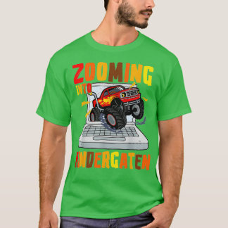 T-shirt Zoom Dans La Maternelle Monster Truck Retour À