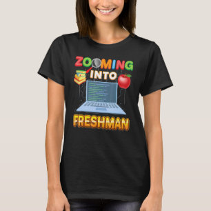 T-shirt Zoom sur Freshman Virtual Student Learning Kid