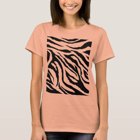 T-shirt zoom_zèbre_impression (Devant)