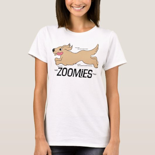 T-shirt Zoomage de chien Brown (Devant)