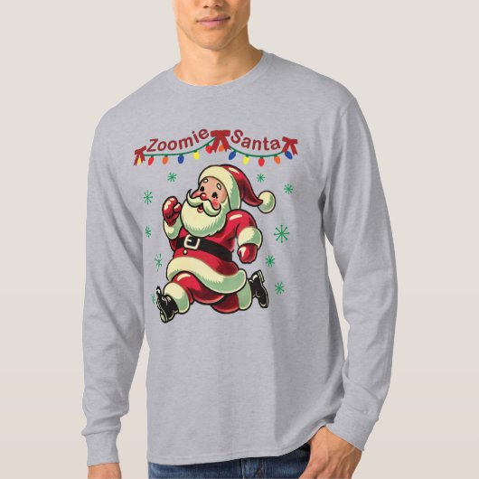T-shirt Zoomie Santa Christmas (Devant)