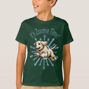 T-shirt Zoomie Time Golden Lab