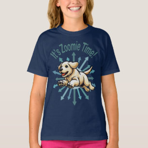 T-shirt Zoomie Time Golden Lab