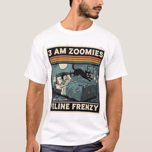 T-shirt Zoomies 3 heures (Devant)