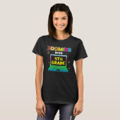 T-shirt Zooming Into 4th Grade (Devant entier)