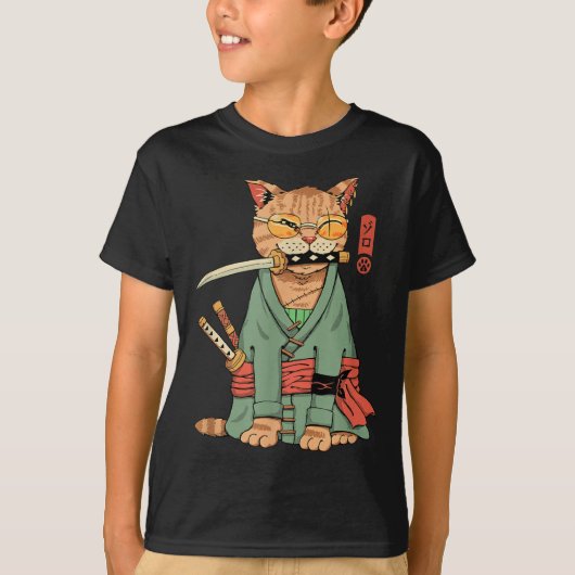 T-shirt Zoro Chat Warrior (Devant)