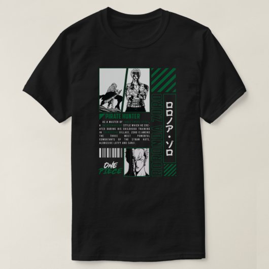 T-shirt ZORO - UNE PIÈCE - URBAN Coll. V0,1 (Design devant)
