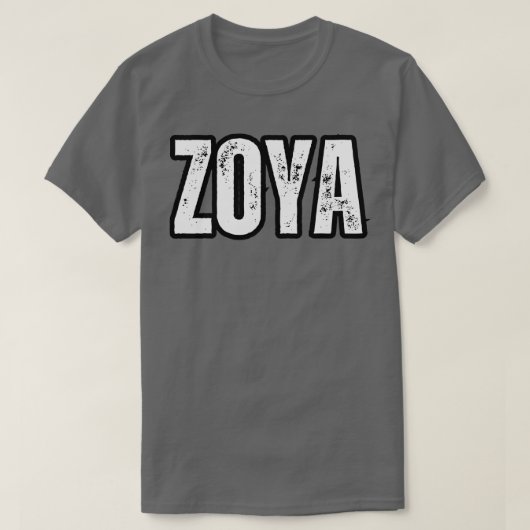 T-shirt Zoya Nom Cadeau Anniversaire des Fêtes (Design devant)