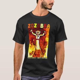 T-shirt Zozobra Fiestas De Sante Fe Nouveau Mexique Vieux